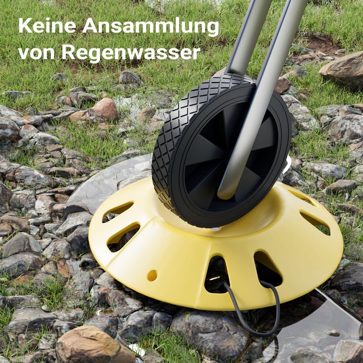 Image du produit Wiltec Cale de roue Ø300mm Roue jockey 1995kg Remorque Caravane