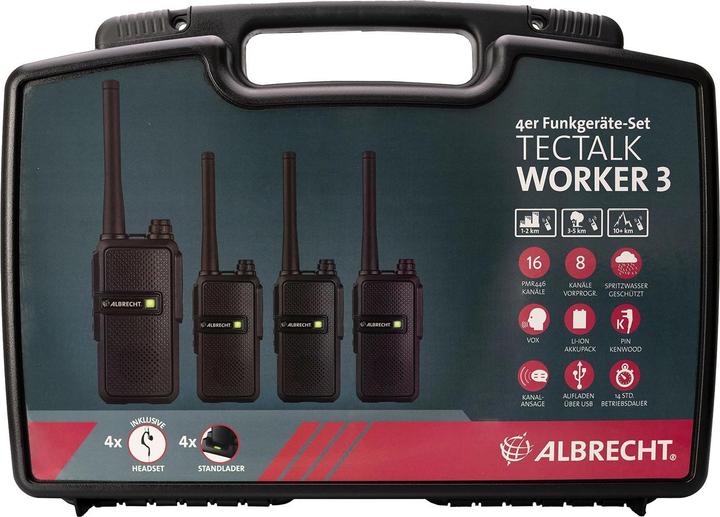 Actual product image Albrecht Tectalk Worker 3 (10 km)