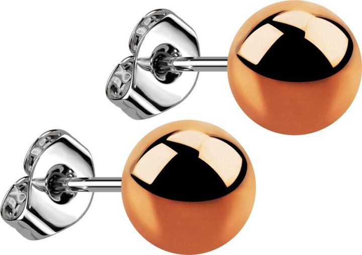Immagine prodotto Star Piercing Orecchino con pallina in oro rosa (senza ottone, Acciaio chirurgico 316L)
