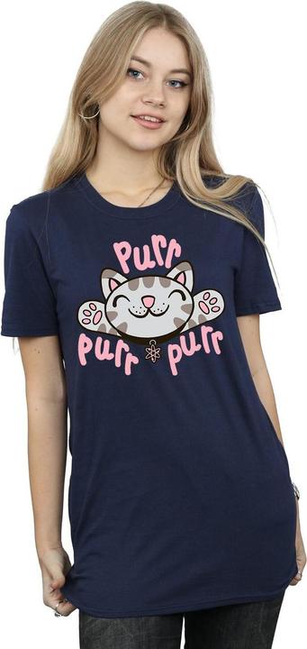 Actual product image Big Bang Theory Womens/Ladies Soft Kitty Purr Cotton Boyfriend T-Shirt (M)