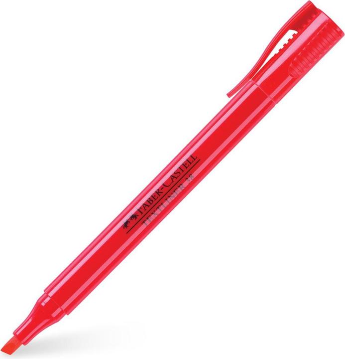 Image du produit Faber-Castell Surligneur 38 Forme de stylo (Rouge, 1 mm, 1 x)