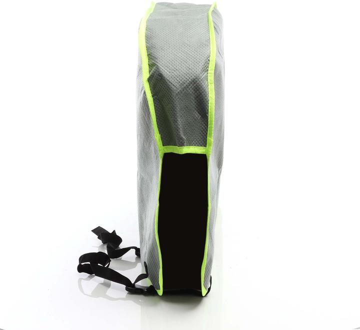 Actual product image Wiltec Drawbar Cover for Trailers and Caravans Towing Bar Hood in Grey made of 210D Oxford Fabric