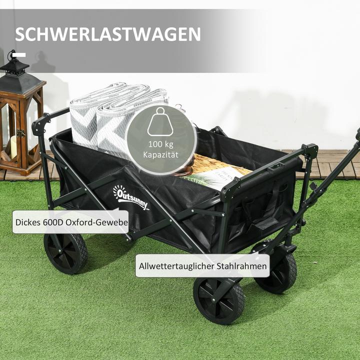 Produktbild Outsunny Bollerwagen mit Sonnendach