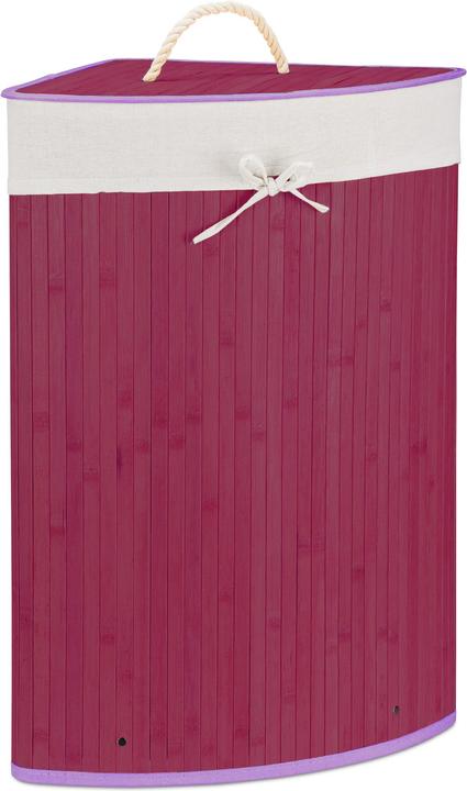 Immagine prodotto Relaxdays Cesto portabiancheria angolare (60 l)