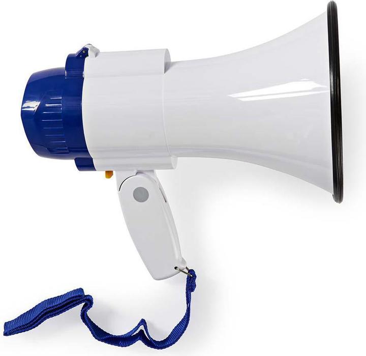 Immagine prodotto Nedis Megafono | Portata massima: 250 m | Controllo volume massimo: 115 dB | Microfono incorporato (Megafono)