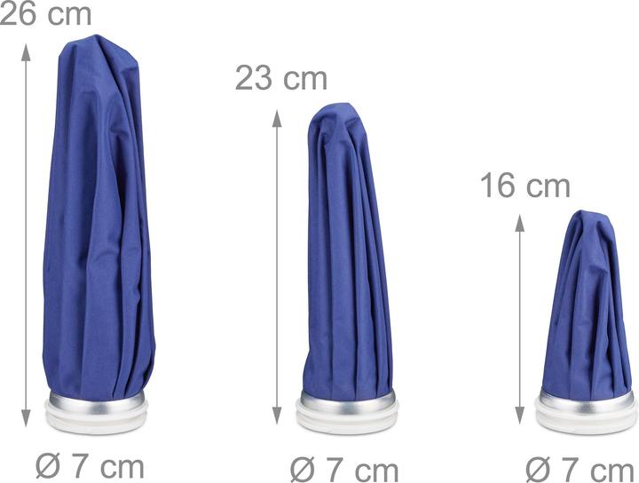 Image du produit Relaxdays Kit de sacs isothermes (1 x, 280 g)