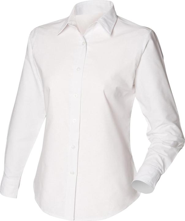 Henbury Oxford Bluse Langarm