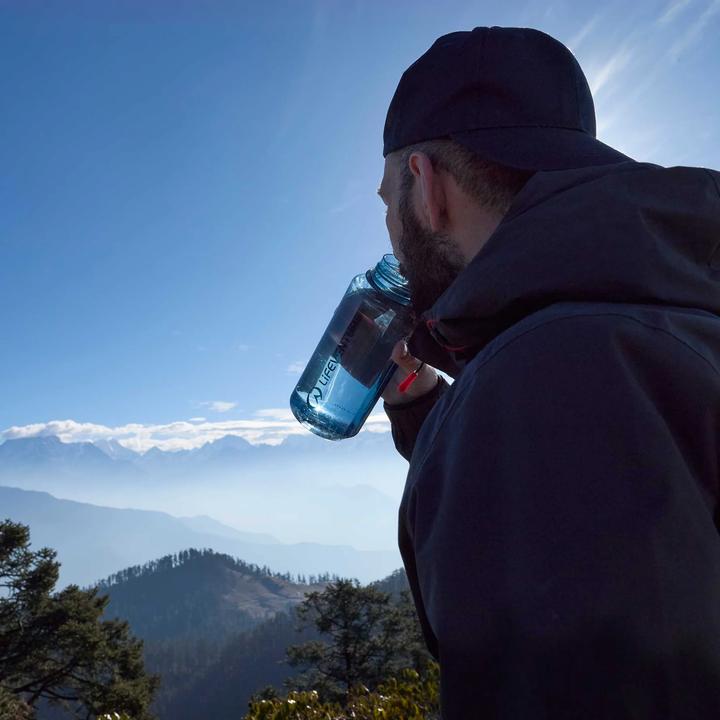 Actual product image Lifeventure Tritan Flask,1000ml, Navy (1 l)