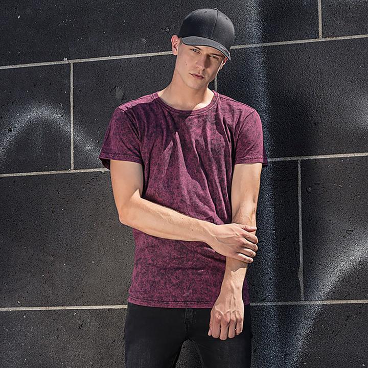 Actual product image Build Your Brand T-shirt acid washed (M)