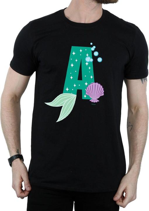 Immagine prodotto Disney Alphabet A Is For Ariel Maglietta Uomo (XL)