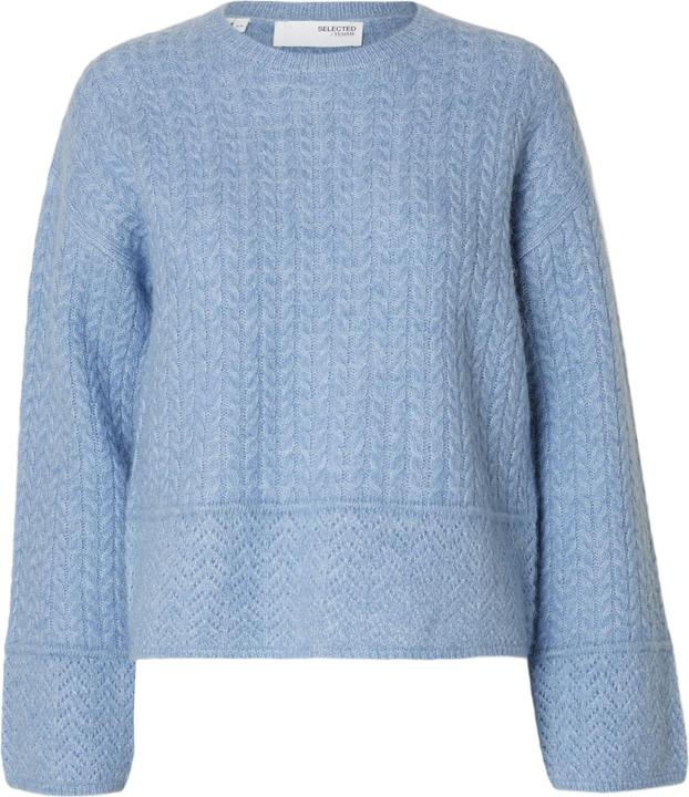 Selected Femme Strukturierter Strickpullover