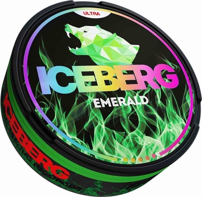 Actual product image Iceberg Emerald 16g (Nicotine Pouches, 50 mg)
