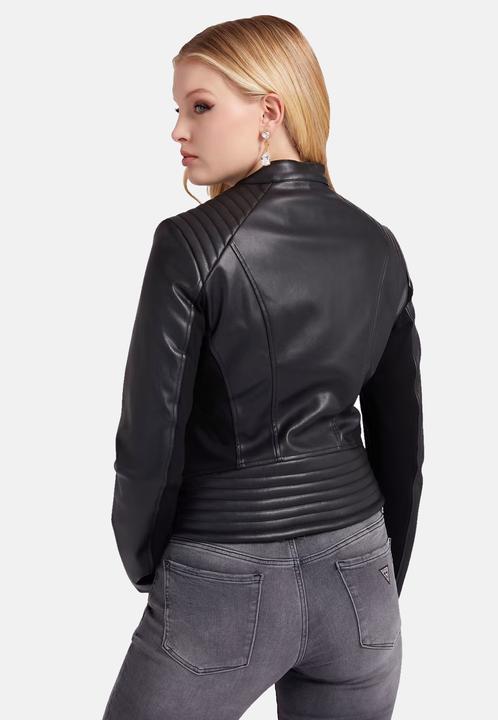 Immagine prodotto Guess Jacke New Fiammetta aus Kunstleder mit Reissverschluss (L)