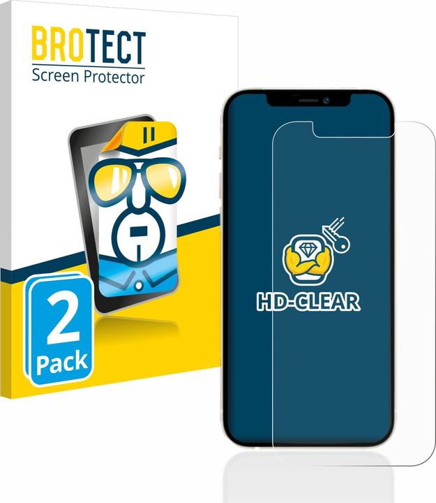 Image du produit BROTECT Protection Clair (2 pièce(s), Apple iPhone 12 Pro)