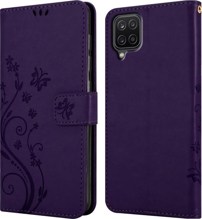 Productafbeelding Cadorabo Bloemen Boekomslag (Samsung Galaxy A12)