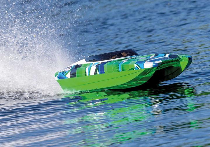 Image du produit Traxxas DCB M41 40 pouces Catamaran Brushless Vert/Bleu