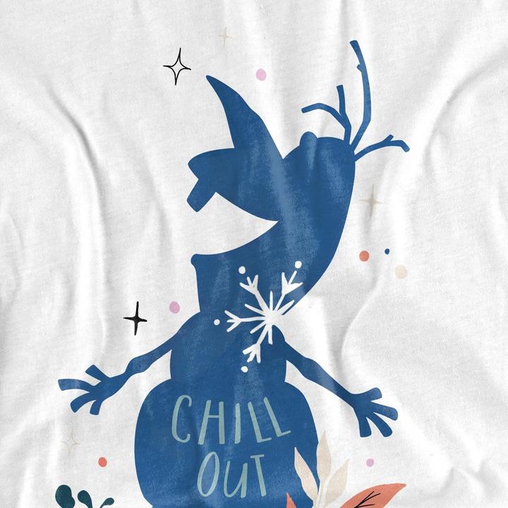 Immagine prodotto Disney Frozen Chill Out Maglietta Olaf Profilo Adulto Unisex (L)