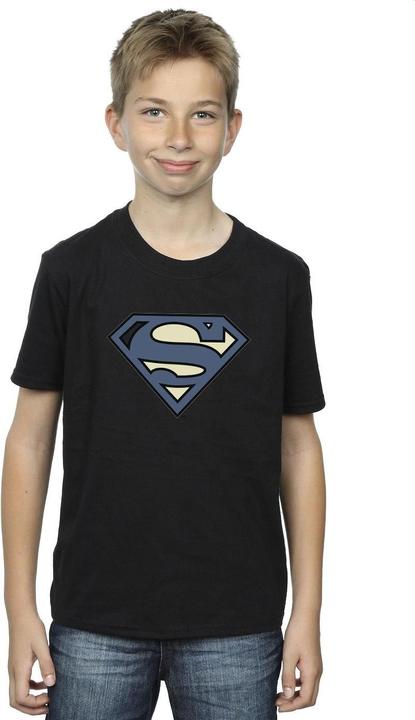 Actual product image Boys Superman Indigo Blue Logo T-Shirt (116)