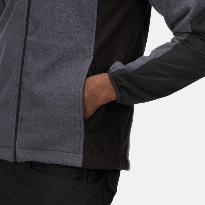 Actual product image Regatta Broadstone fleece jacket Full-length zip (M)