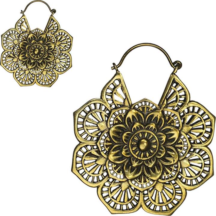 Immagine prodotto Star Piercing Orecchino a fiore placcato oro (Ottone)