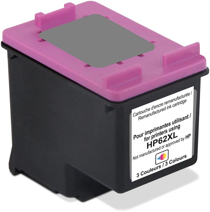 Image du produit Freecolor Cartouche HP 62XL color BK/C/M/Y remanufacturée (M, C, Y)