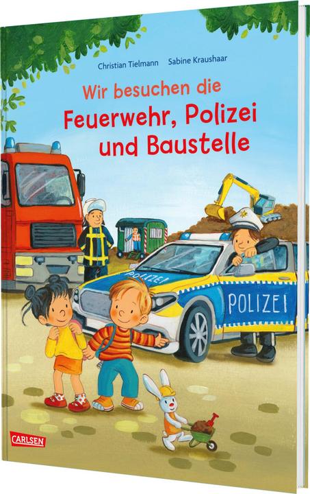 Produktbild Max-Bilderbücher: Wir besuchen die Feuerwehr, Polizei und Baustelle (Deutsch)