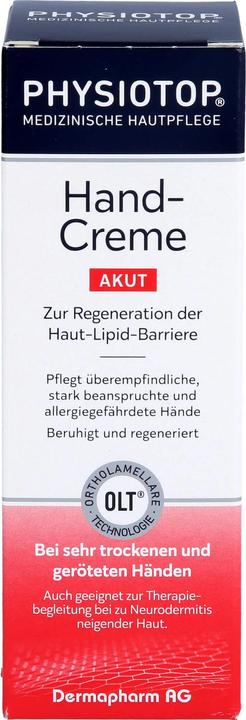 Image du produit Dr Seidel PHYSIOTOP akut Crème pour les mains, 50 ml de crème (50 ml)