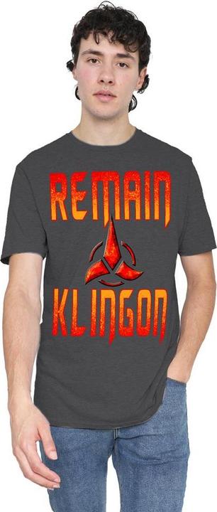 Produktbild Universal Textiles Remain Klingon TShirt (L)