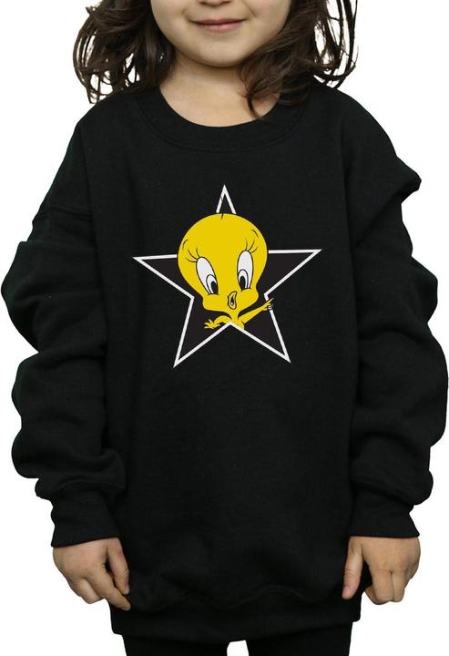 Produktbild Looney Tunes Tweety Pie Star Sweatshirt Mädchen (152, 158)