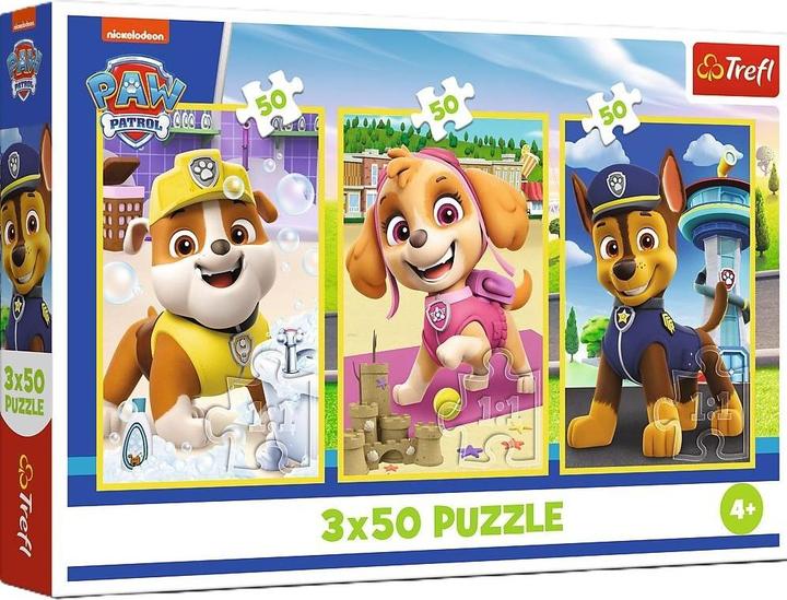 Actual product image Trefl Puzzle 3 x 50 – Paw Patrol (50 pieces)