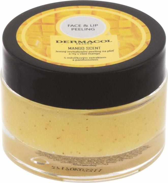Actual product image Dermacol Face & Lip Peeling Mango Scent (Exfoliation)