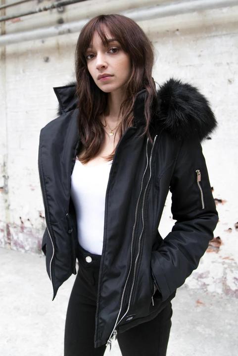 Actual product image Sixth June zipped fur jacket for (M)