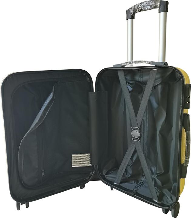 Produktbild NTK-Collection Hartschalenkoffer 4er-Set Frenzi Gelb (115 l, Handgepäck (bis 50l), M (50 - 90l), L (90 - 115l), XL (ab 115l))