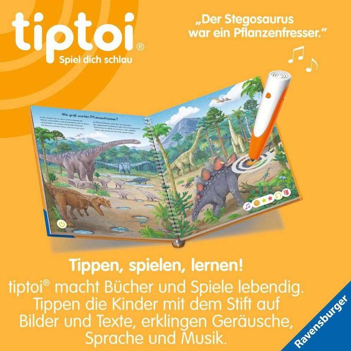 Actual product image tiptoi Wir entdecken die Dinosaurier (German, Inca Friesian, Stefan Richter, 2023)