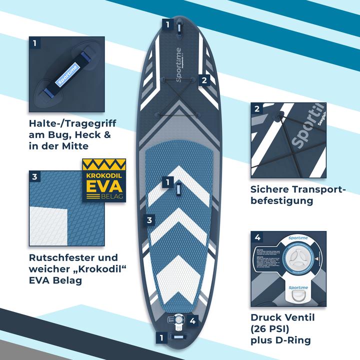 Produktbild Sportime SUP-Board Seegleiter Touring (10'8")