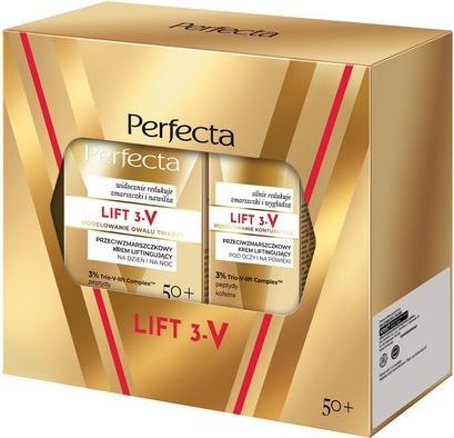 Produktbild Perfecta Perfectaset Lift 3-V Creme Tag und Nacht 50ml mit Augen- und Augenlidaufhellungscreme 15ml