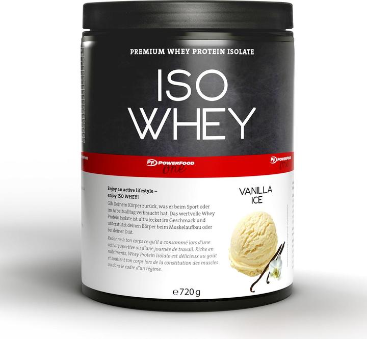 Actual product image PowerFood One Iso Whey (Vanilla ice, 1 pcs., 720 g)