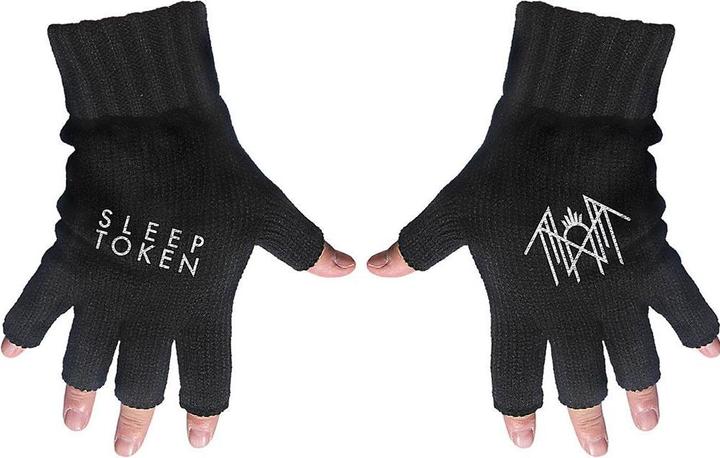 Actual product image Sleep Token Unisex Adult Logo & Sigil Fingerless Gloves (One size)