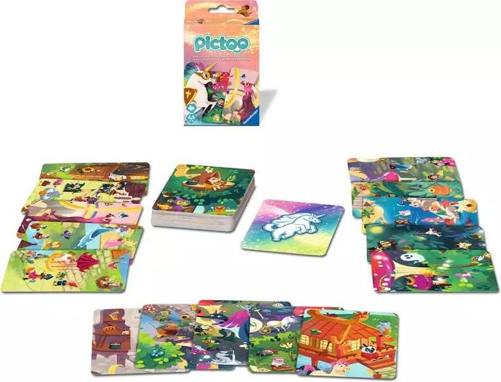 Actual product image Ravensburger 23480 - Pictoo Fantasy Card Game - Fast-paced card search game for children 4+ (Multilingual)