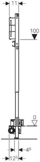 Actual product image Geberit Frame for shower channel, Duofix ShowerDrain H130