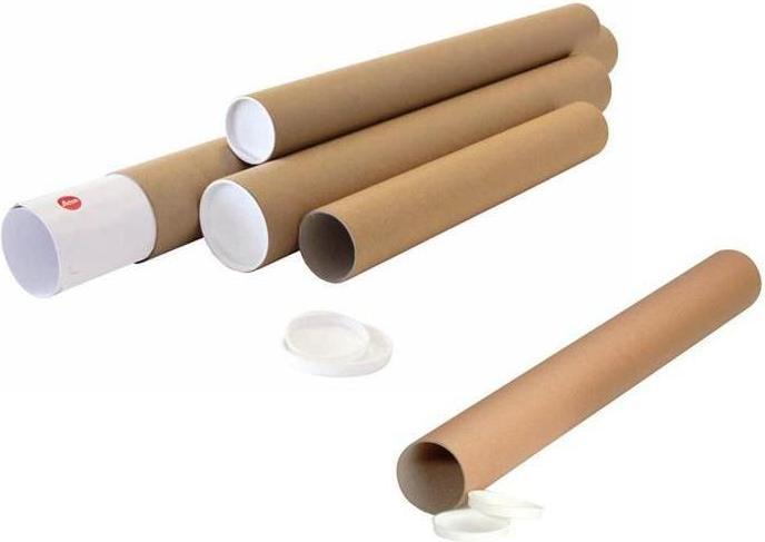 Image du produit Transpak Tube d'expédition diamètre 60mm longueur 610mm A1 marron épaisseur 2mm (1 x)