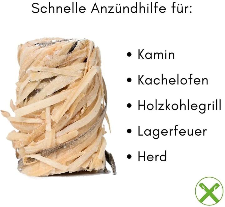 Productafbeelding Raiffeisen-Waren Vuurballen voor het aansteken van tegelkachel, open haard-2,5 kg doos ca. 200 stuks