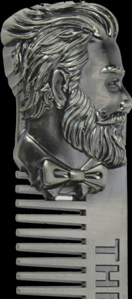 Immagine prodotto Pettine per barba in metallo L: 15 cm