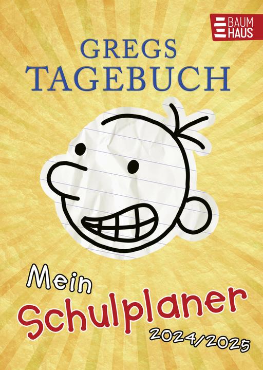 Actual product image Greg's diary - My school planner 2024/2025 (German)
