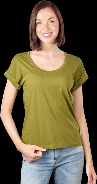 Produktbild Marc O'Polo Deep Round Neck T-Shirt Short Sleeve Fern Green (XS)