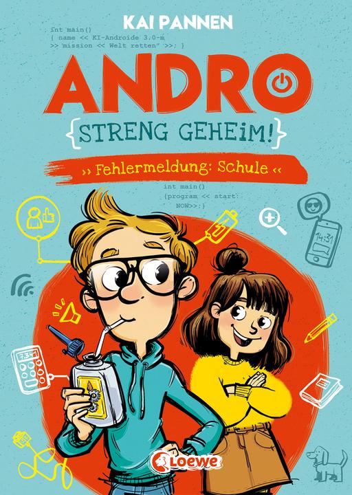 Immagine prodotto Andro, streng geheim! (Band 1) - Fehlermeldung: Schule (Tedesco, Mareikje Vogler, Ripartizione delle banchine, Libri per bambini Loewe, 2021)