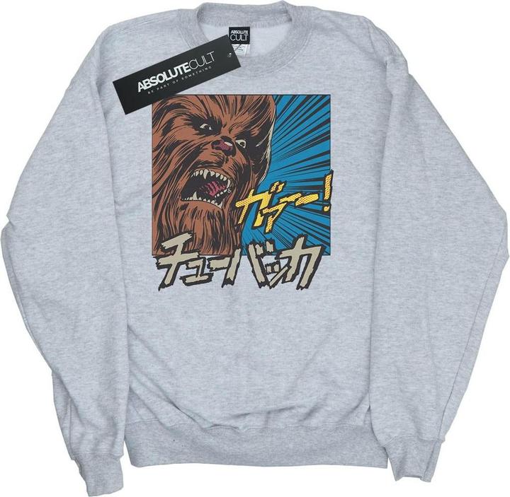 Actual product image Star Wars Mens Chewbacca Roar Pop Art Sweatshirt (XL)