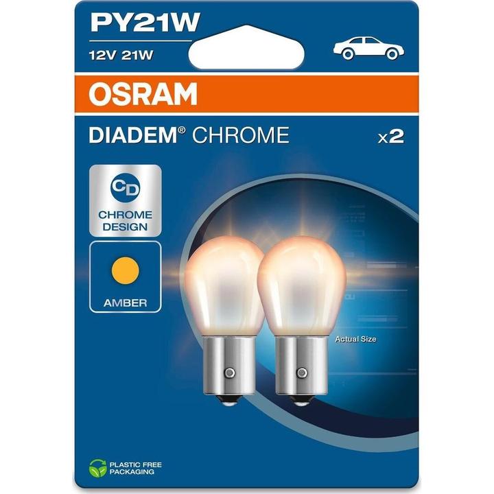 Image du produit Osram 4062172394857 Signal Leuchtmittel Diadem PY21W 21 W 12 V (PY21W)