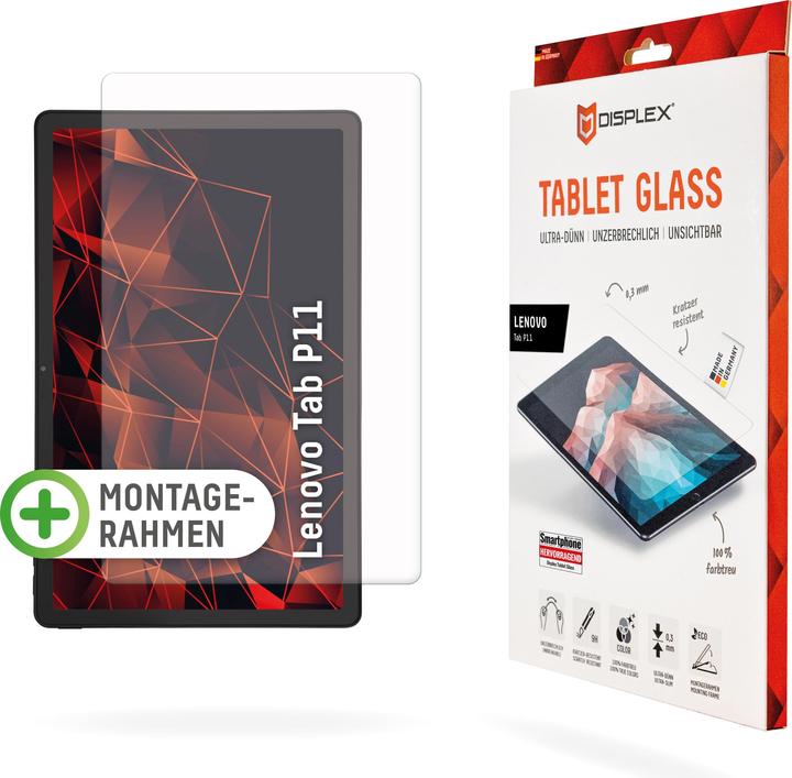 Displex Tablet Glass, Tablet Schutzglas (1 Stück, Lenovo Tab P11 (1. Gen))