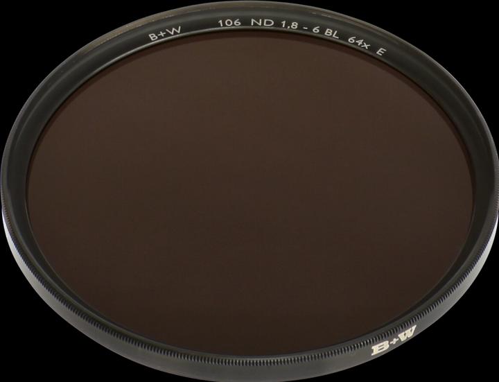 Actual product image B+W 106 Gray filter ND 1.8 (E/F-Pro) (58 mm, Neutral density filter)